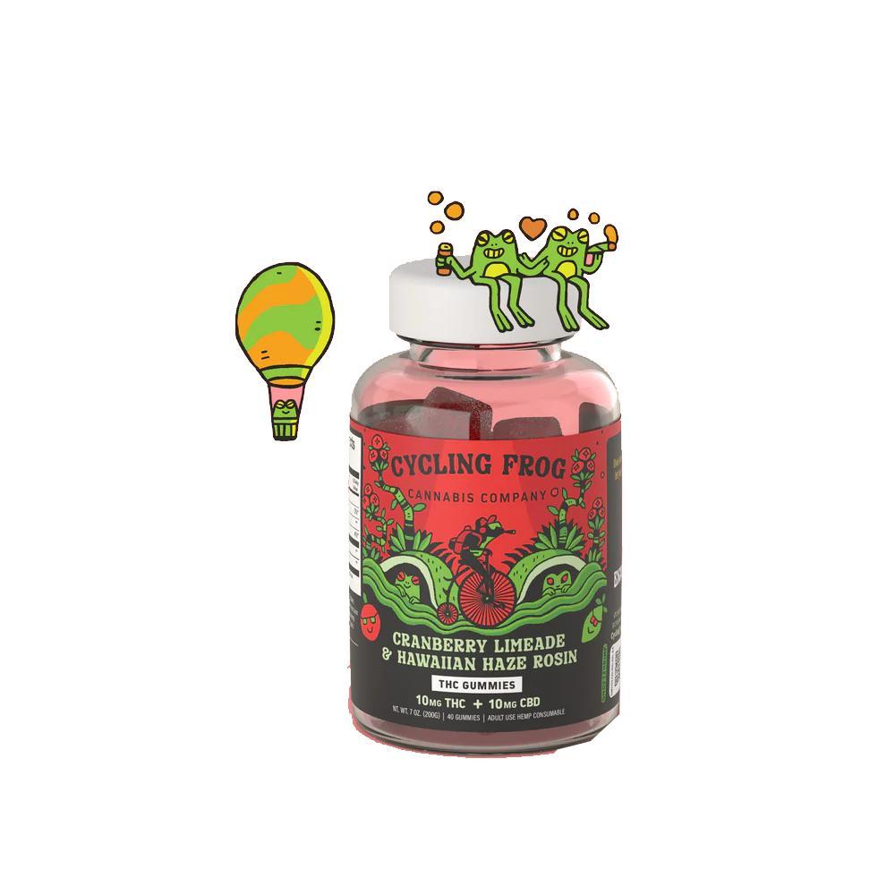 Cycling Frog Live Rosin Limeade Gummies (Seasonal Availability)