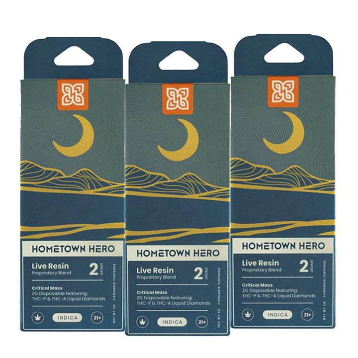 Hometown Hero Live Resin THCa Liquid Diamonds Disposable - 2 Grams