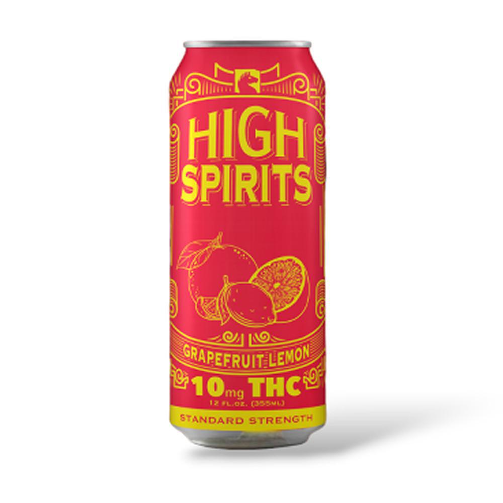 High Spirits Grapefruit Lemon (10mg Can) - Ethereal Gold Dispensary