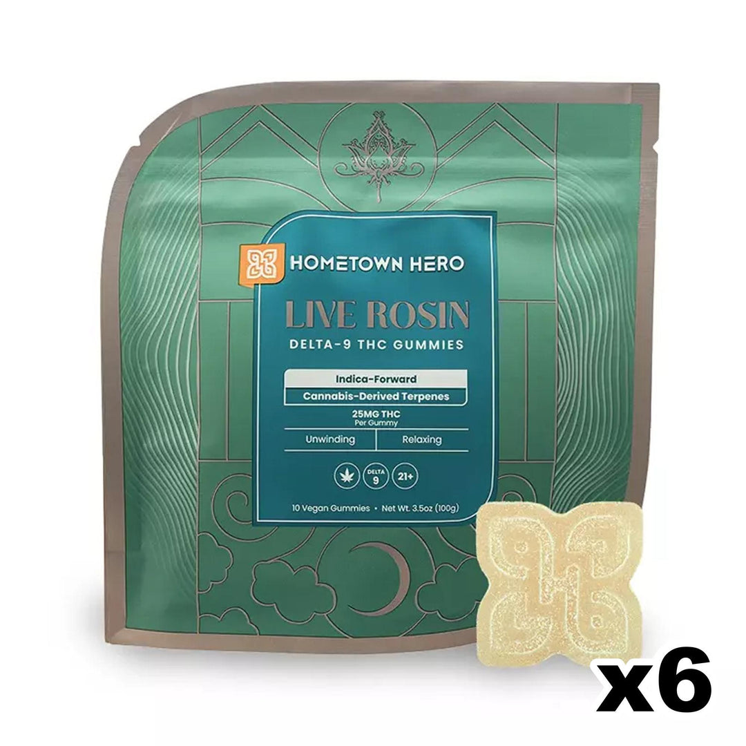 Hometown Hero Absolute Delta-9 Live Rosin Gummies - Ethereal Gold Dispensary