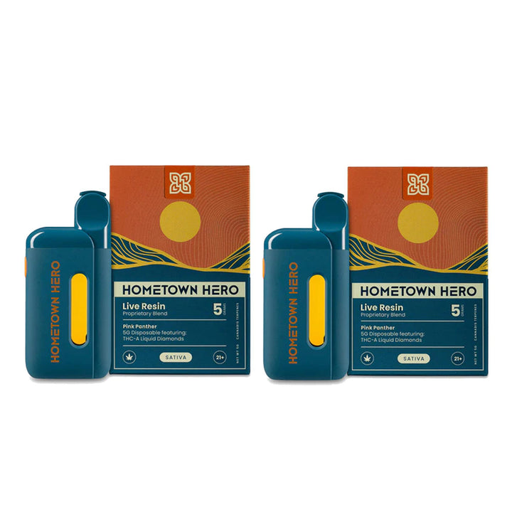 Hometown Hero THCa Liquid Diamonds Disposable - 5 Grams - Ethereal Gold Dispensary