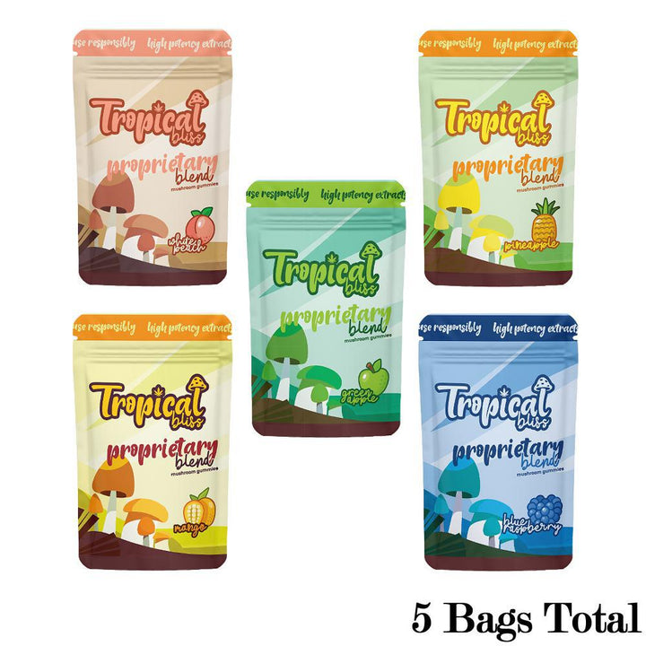 Tropical Bliss Proprietary Blend Mushroom Gummies