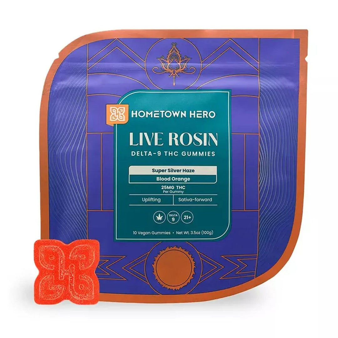 Hometown Hero Delta-9 Live Rosin Gummies - Ethereal Gold Dispensary