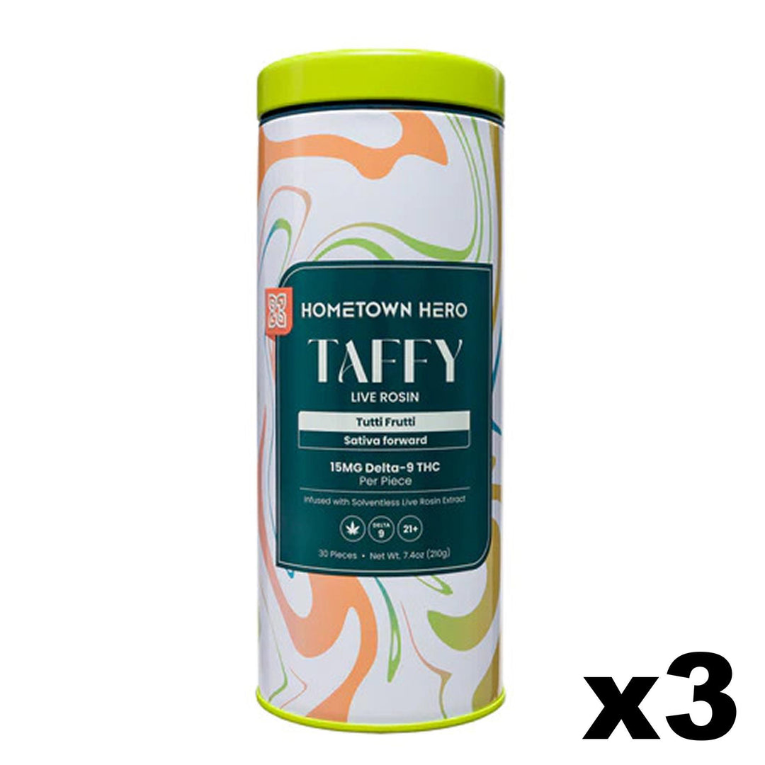 Hometown Hero Live Rosin Delta-9 Taffy - Ethereal Gold Dispensary