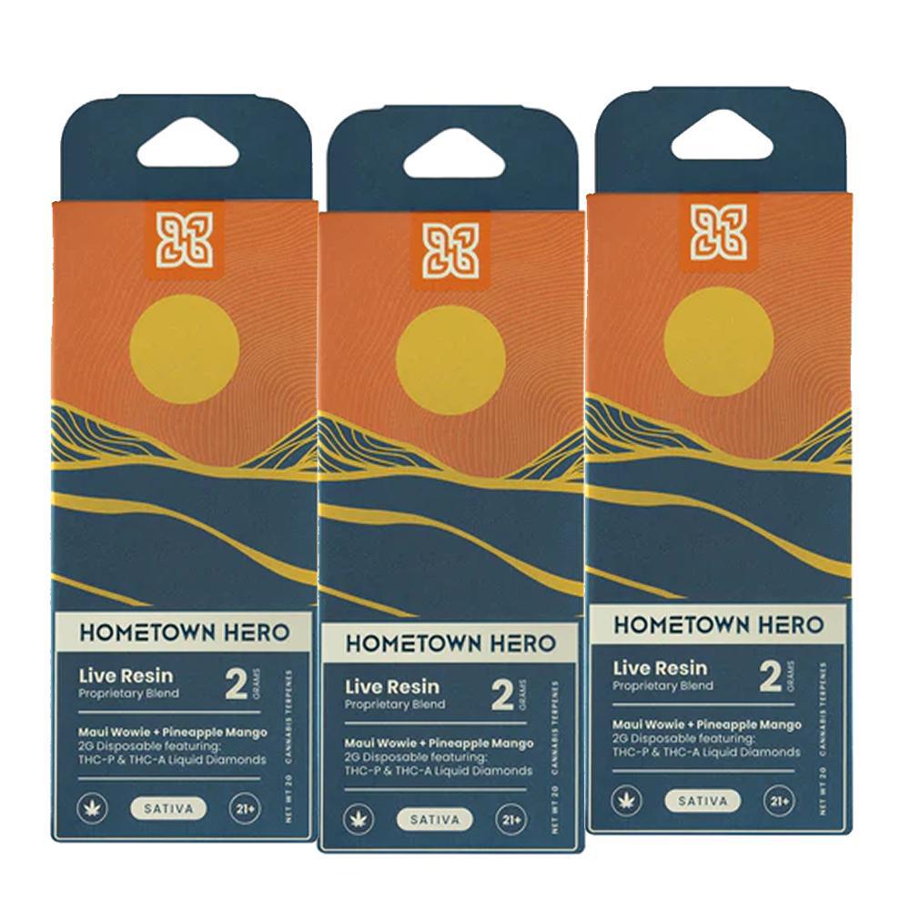 Hometown Hero Live Resin THCa Liquid Diamonds Disposable - 2 Grams
