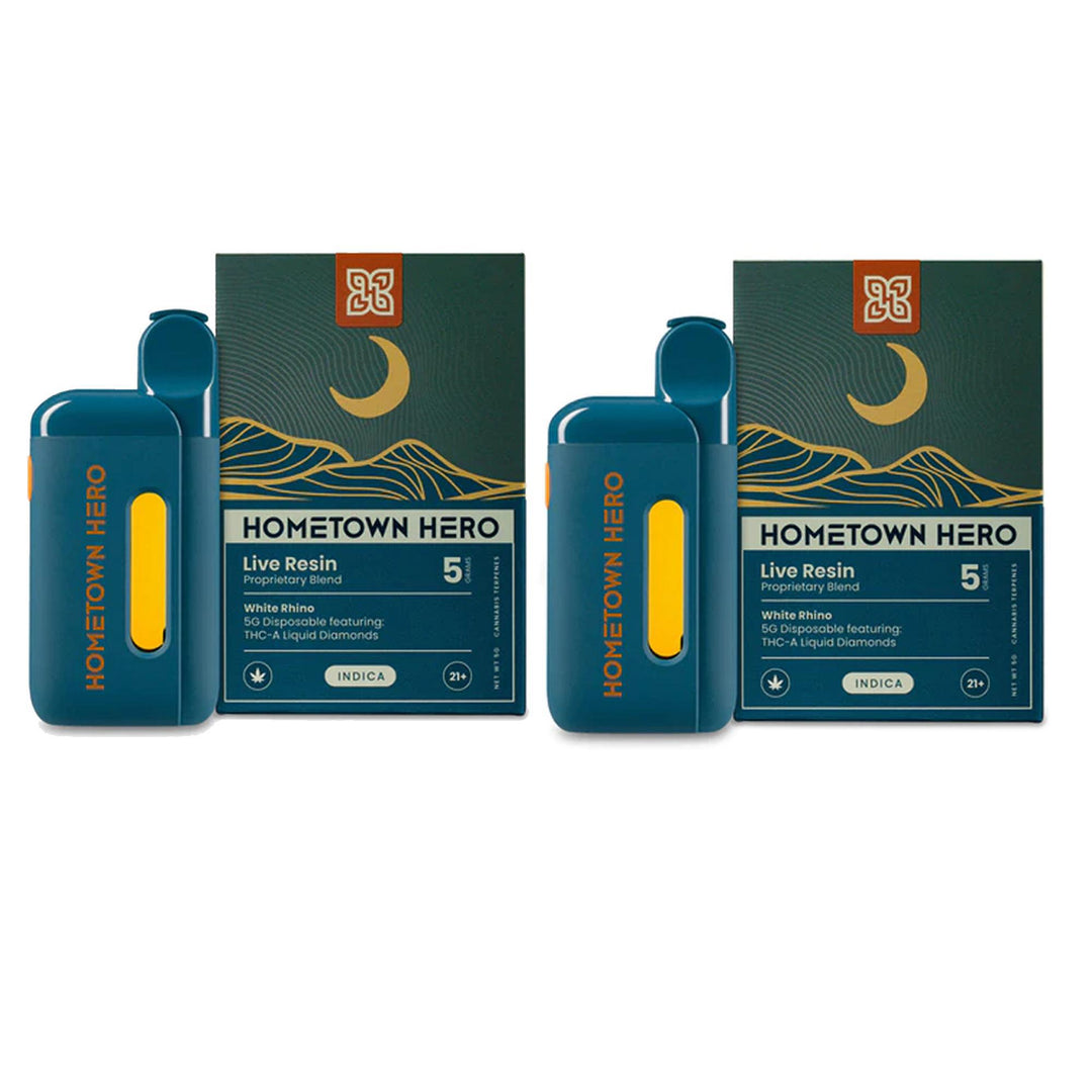 Hometown Hero THCa Liquid Diamonds Disposable - 5 Grams - Ethereal Gold Dispensary