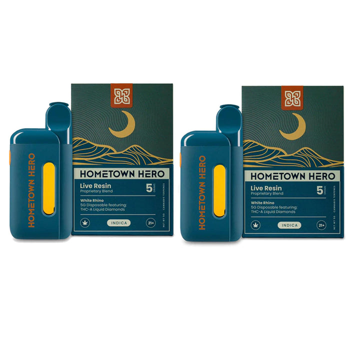 Hometown Hero THCa Liquid Diamonds Disposable - 5 Grams - Ethereal Gold Dispensary