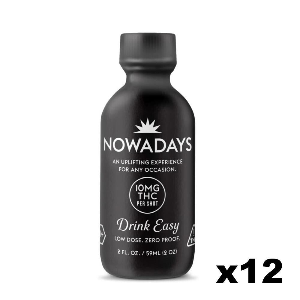 12 Pack of Nowadays High Dose THC Shot, 10mg THC per Shot