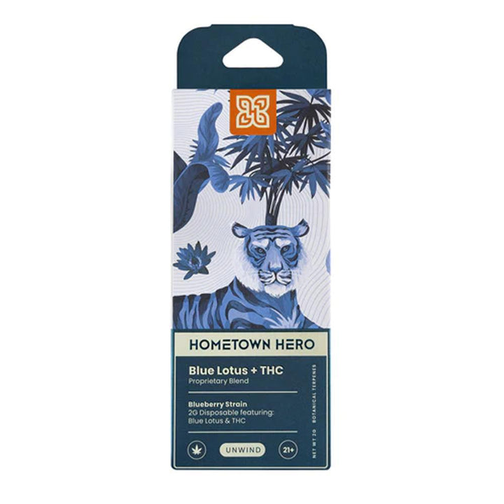 Hometown Hero Blue Lotus Vapes - Ethereal Gold Dispensary