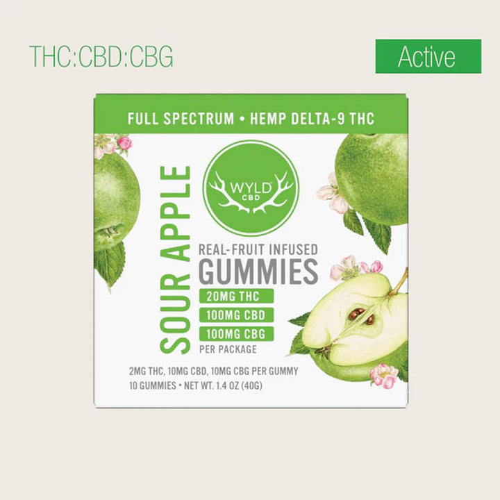 Wyld Low Dose THC : CBG Gummies