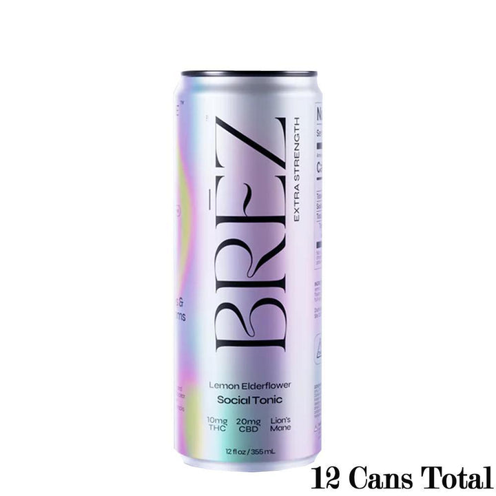 BRĒZ 10mg THC & Functional Mushroom Drinks