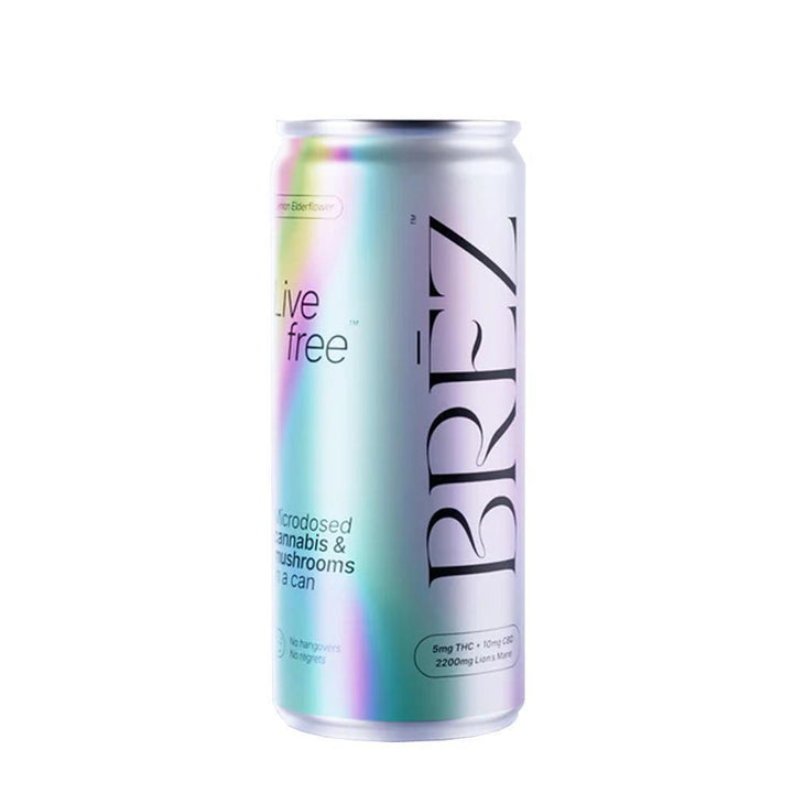 BRĒZ 5mg THC & Functional Mushroom Drinks