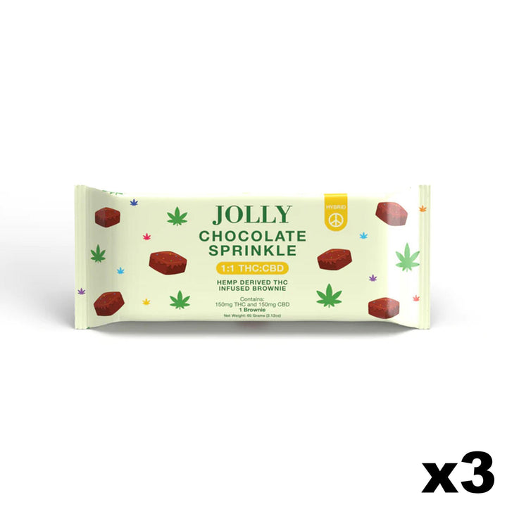 Jolly Chocolate Sprinkle THC Brownie