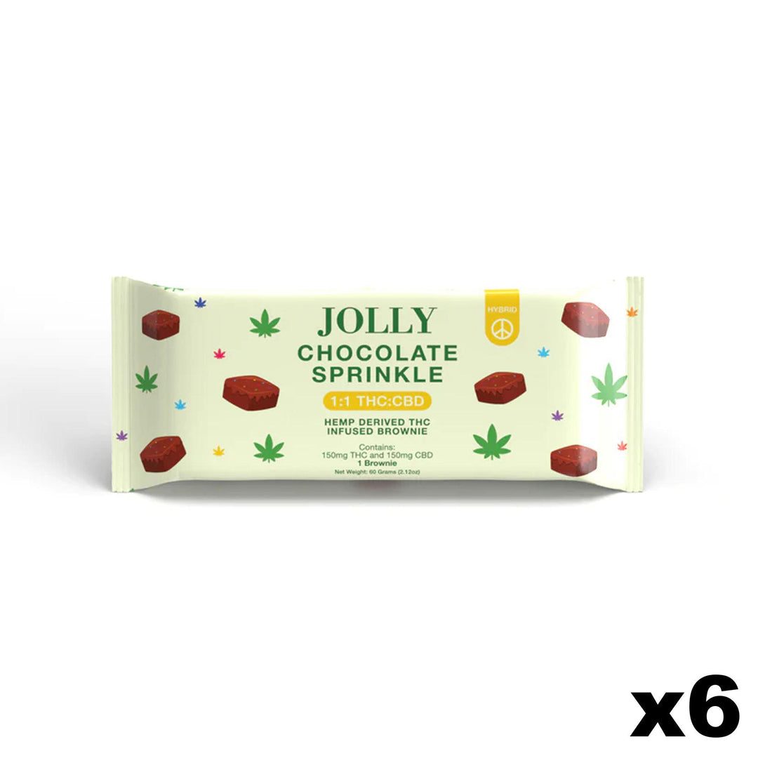 Jolly Chocolate Sprinkle THC Brownie