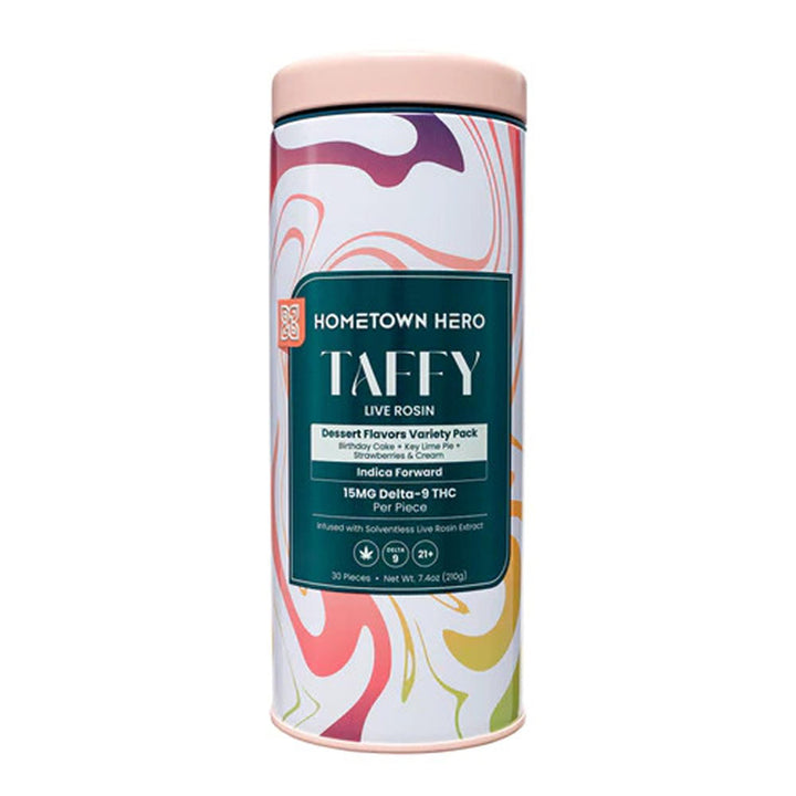 Hometown Hero Live Rosin Delta-9 Taffy - Ethereal Gold Dispensary