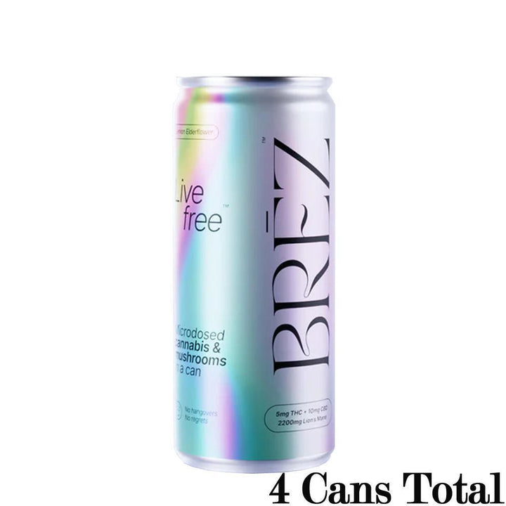 BRĒZ 5mg THC & Functional Mushroom Drinks