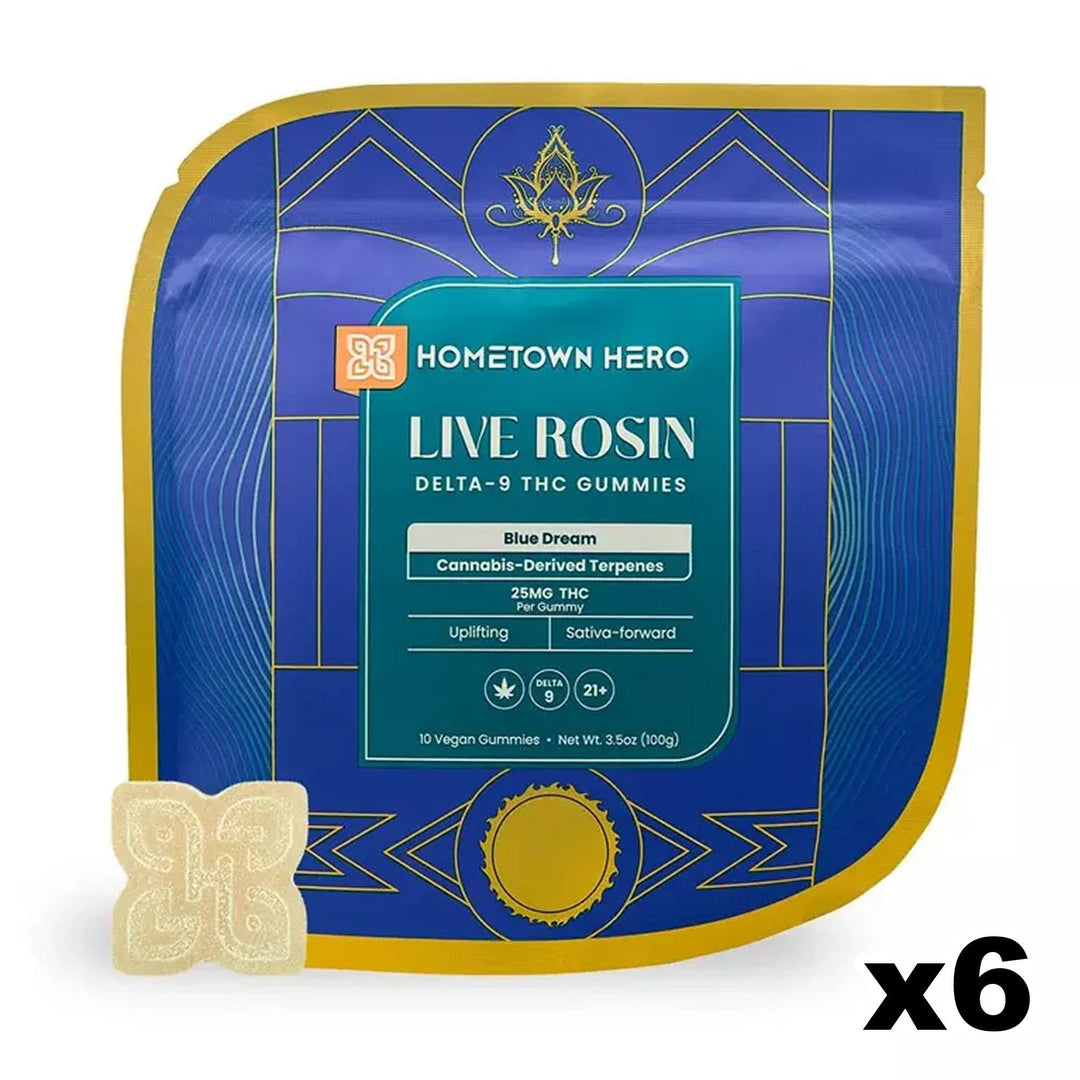 Hometown Hero Delta-9 Live Rosin Gummies - Ethereal Gold Dispensary