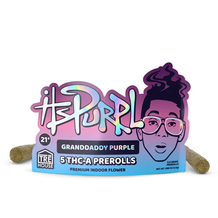 TRE House ItsPurpl Granddaddy Purple THCa Prerolls