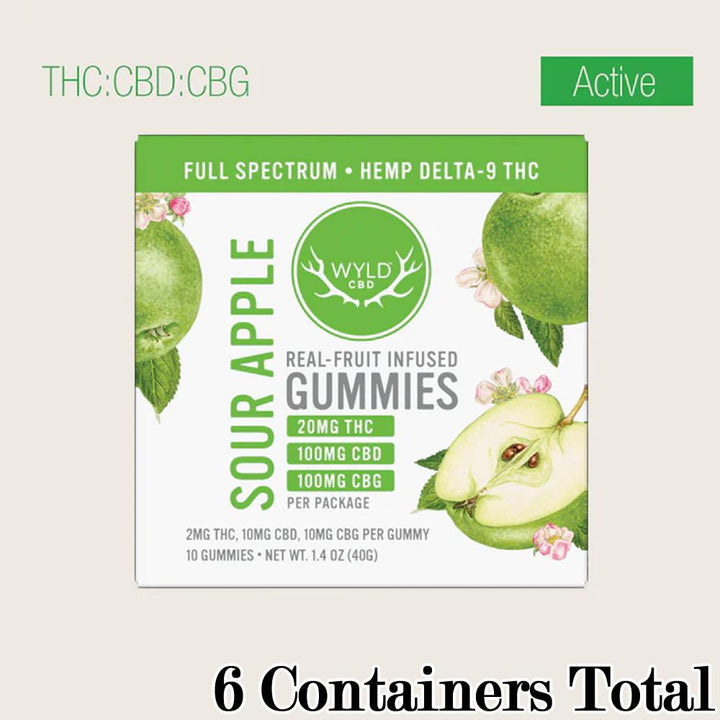 Wyld Low Dose THC : CBG Gummies