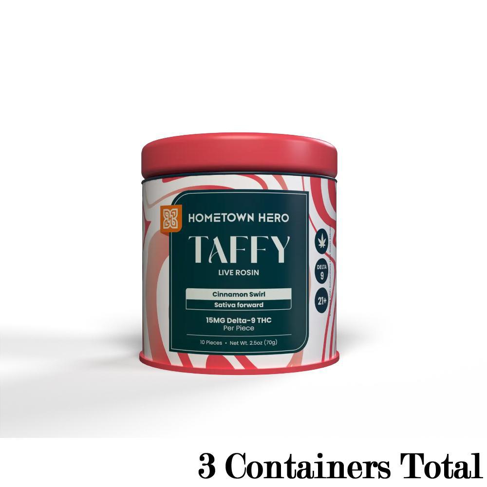 Hometown Hero Cinnamon Swirl Live Rosin Taffy (Seasonal Availability)