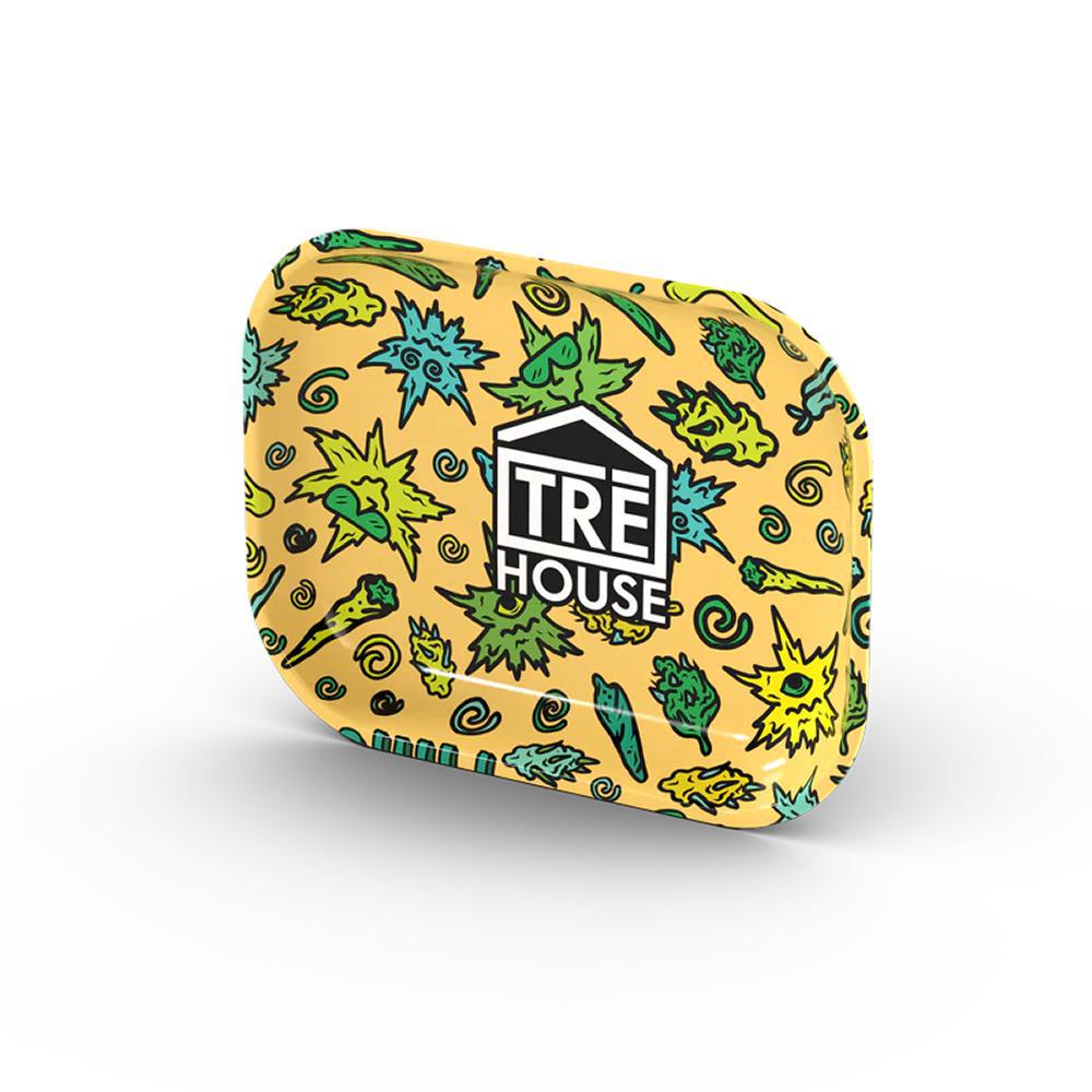 TRE House Metal Rolling Trays - Ethereal Gold Dispensary