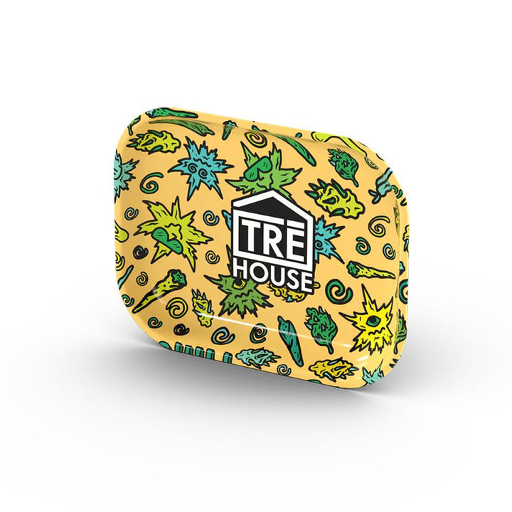 TRE House Metal Rolling Trays - Ethereal Gold Dispensary