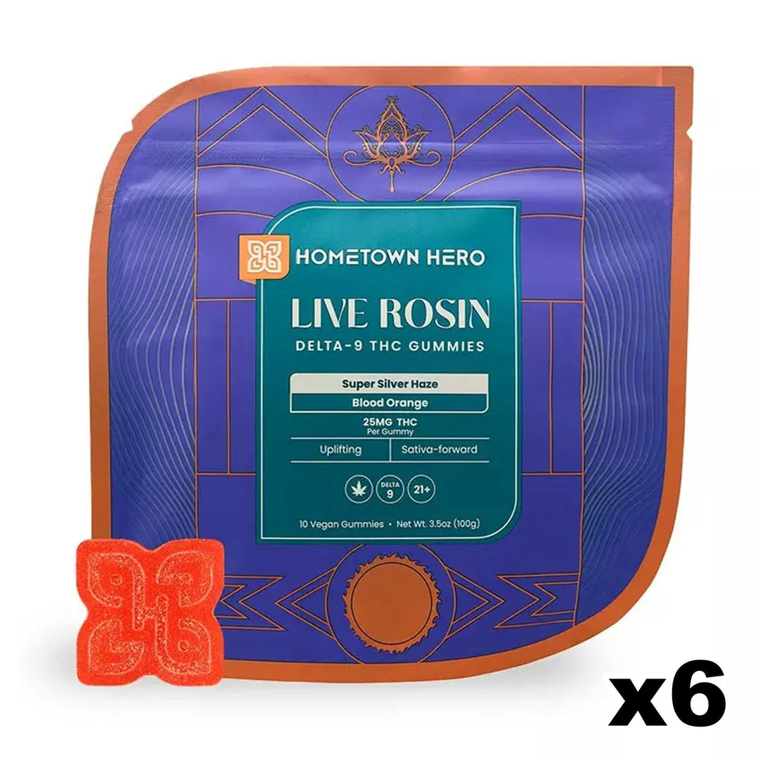 Hometown Hero Delta-9 Live Rosin Gummies - Ethereal Gold Dispensary