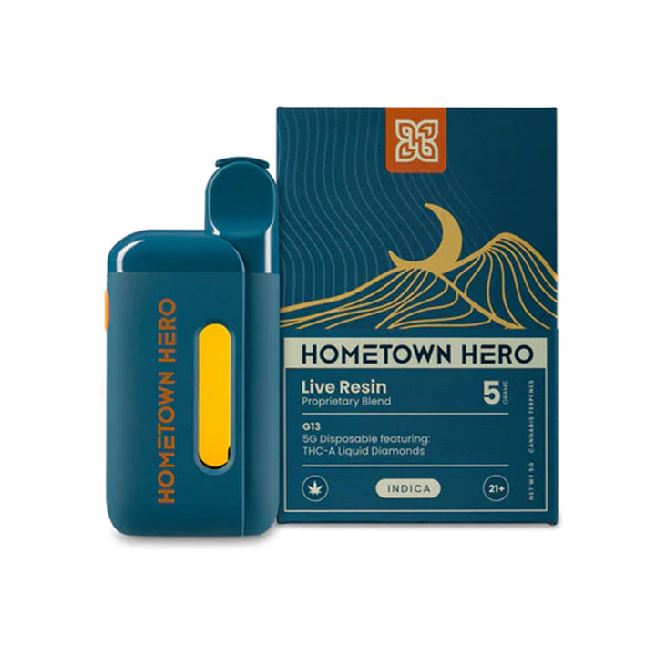 Hometown Hero THCa Liquid Diamonds Disposable - 5 Grams - Ethereal Gold Dispensary