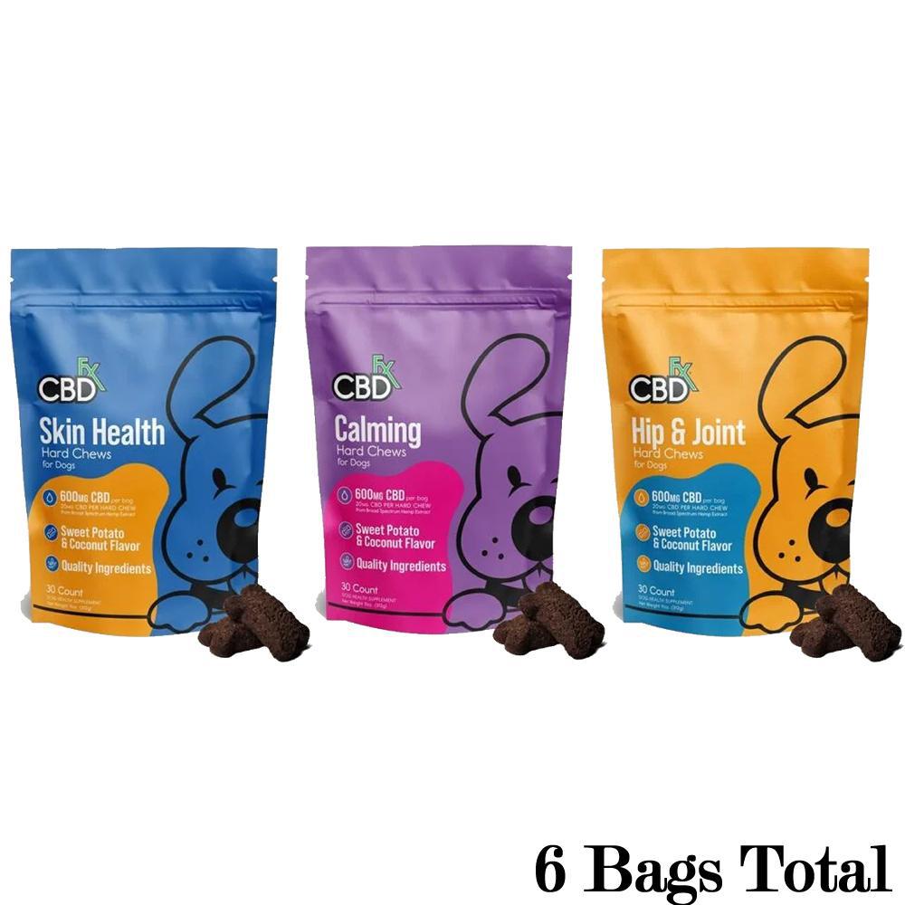 CBDfx Dog Treats: Hard Chews - Ethereal Gold Dispensary