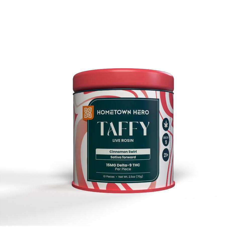 Hometown Hero Cinnamon Swirl Live Rosin Taffy (Seasonal Availability)