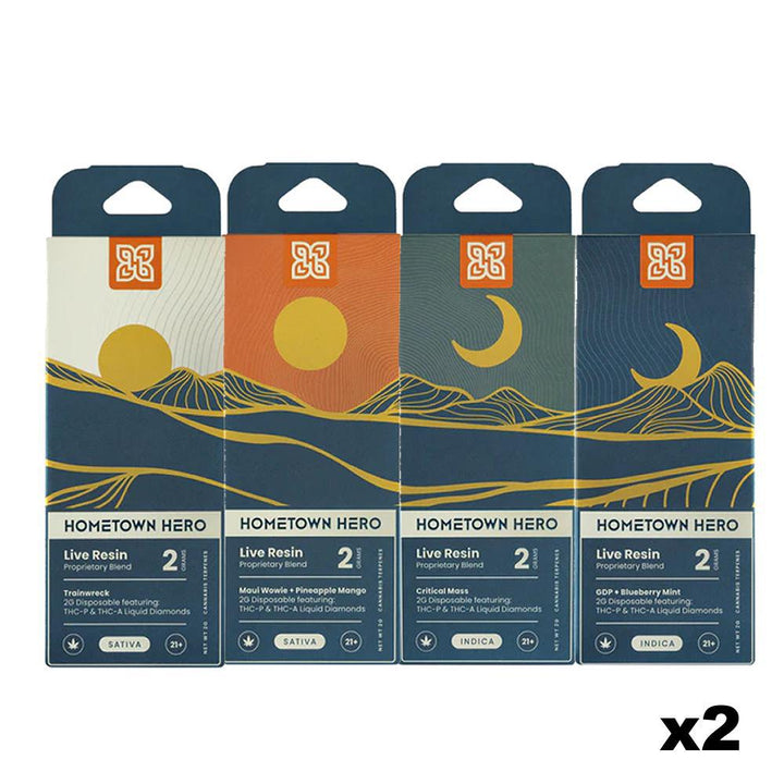 Hometown Hero Live Resin THCa Liquid Diamonds Disposable - 2 Grams