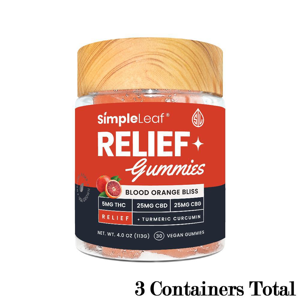 Simple Leaf Relief Gummies