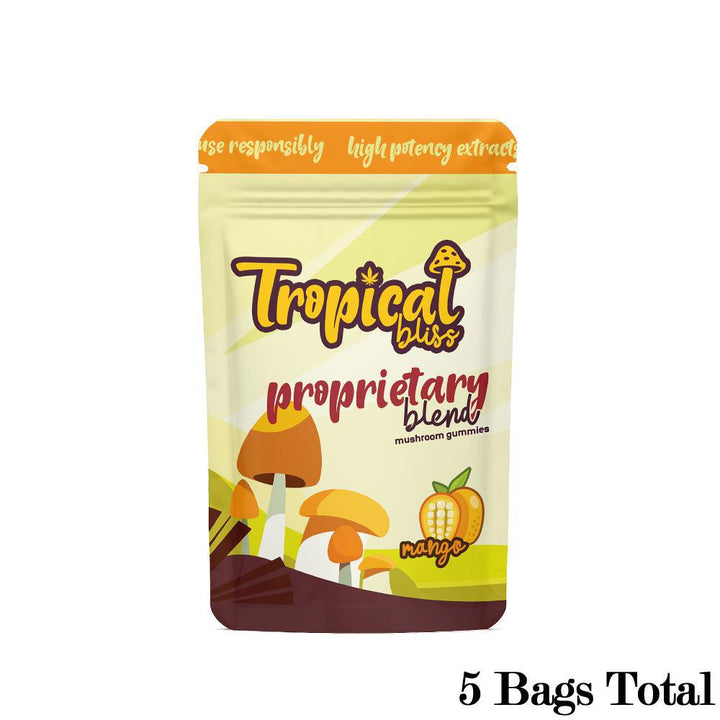 Tropical Bliss Proprietary Blend Mushroom Gummies