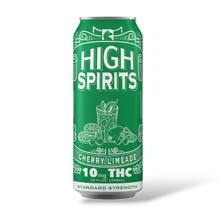 High Spirits Cherry Limeade Indica Cannabis Seltzer (10mg Can)