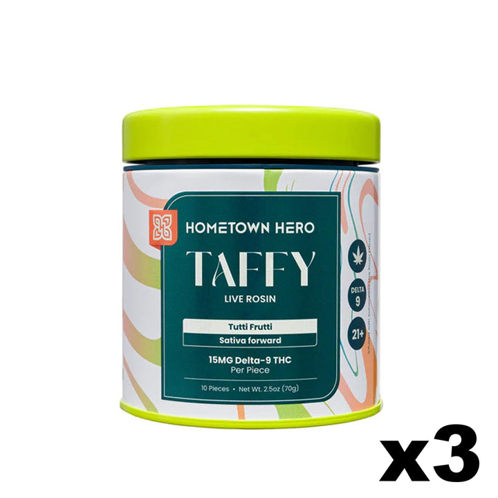 Hometown Hero Live Rosin Delta-9 Taffy - Ethereal Gold Dispensary