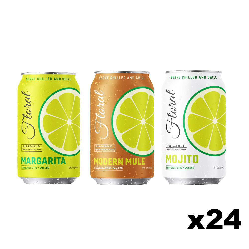 Floral THC Cocktails - Ethereal Gold Dispensary