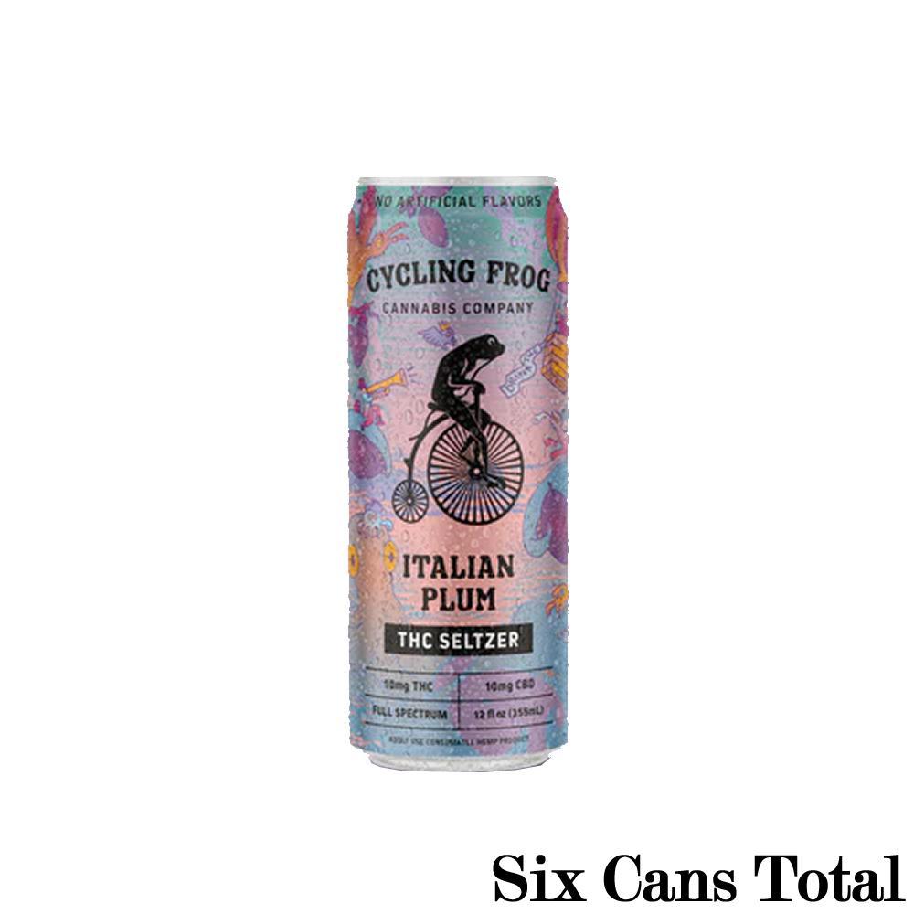 Cycling Frog Italian Plum THC Seltzer (Seasonal Availability)