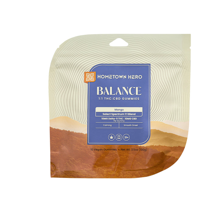 Hometown Hero Balance Select Spectrum Gummies - Ethereal Gold Dispensary