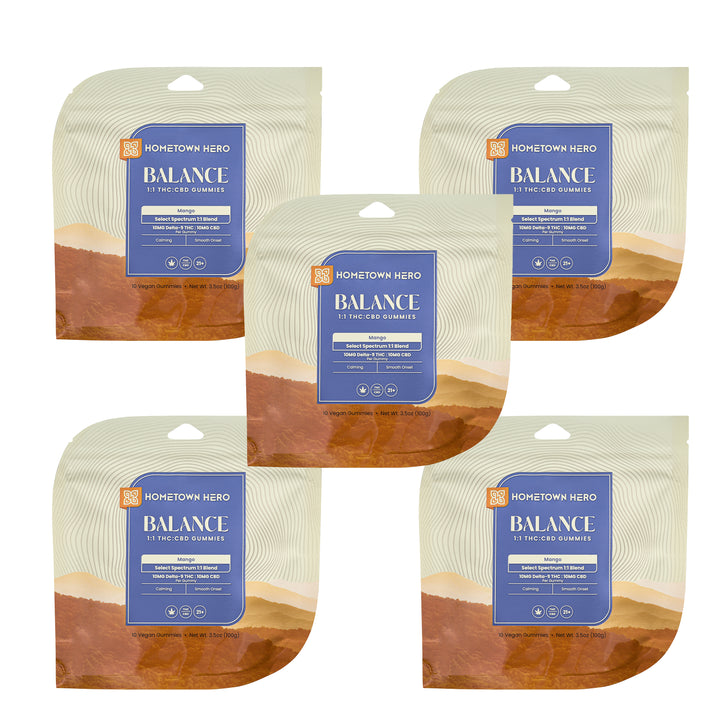 Hometown Hero Balance Select Spectrum Gummies - Ethereal Gold Dispensary