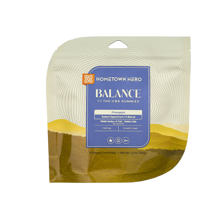 Hometown Hero Balance Select Spectrum Gummies - Ethereal Gold Dispensary