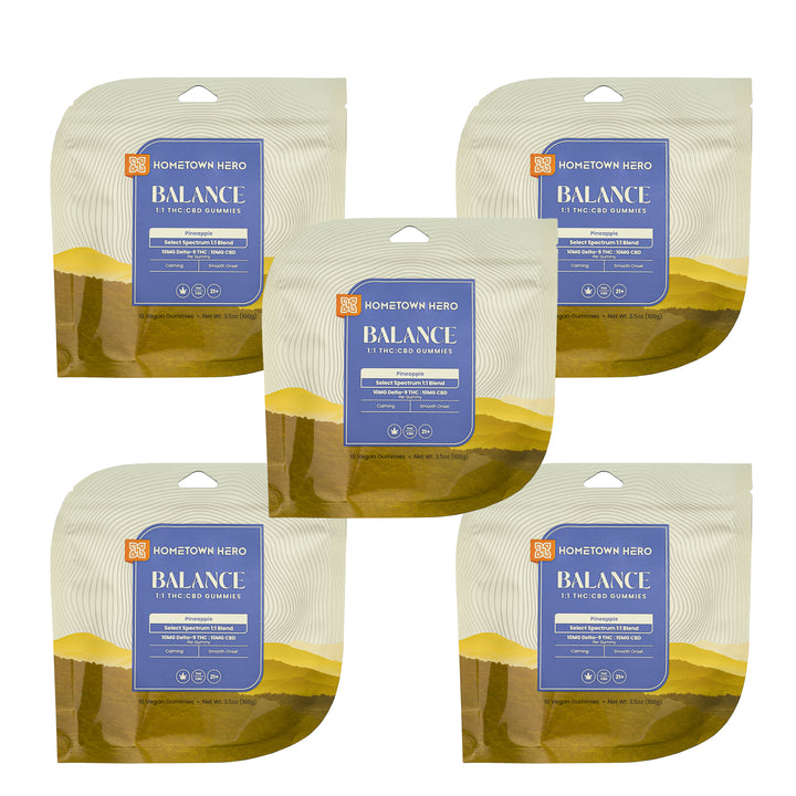 Hometown Hero Balance Select Spectrum Gummies - Ethereal Gold Dispensary