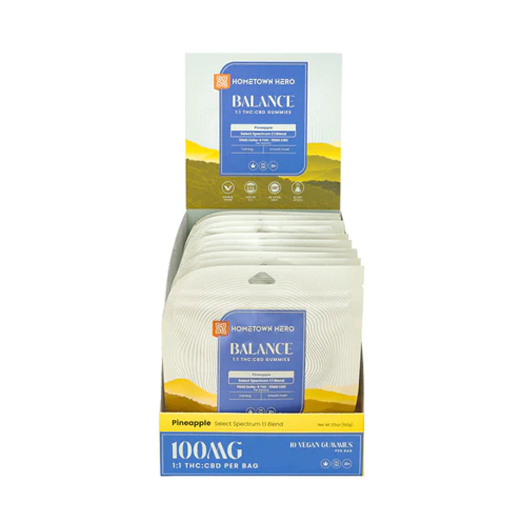 Hometown Hero Balance Select Spectrum Gummies - Ethereal Gold Dispensary