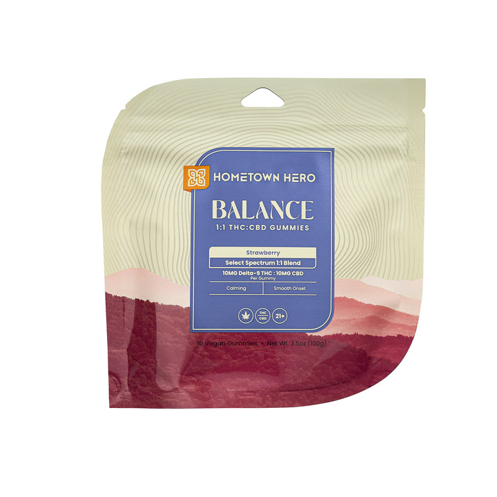 Hometown Hero Balance Select Spectrum Gummies - Ethereal Gold Dispensary
