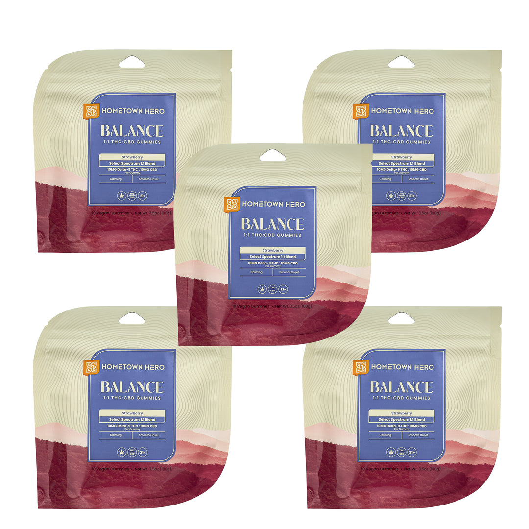 Hometown Hero Balance Select Spectrum Gummies - Ethereal Gold Dispensary