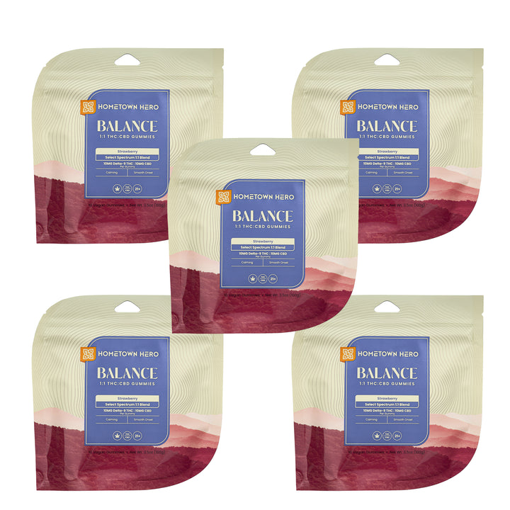Hometown Hero Balance Select Spectrum Gummies - Ethereal Gold Dispensary