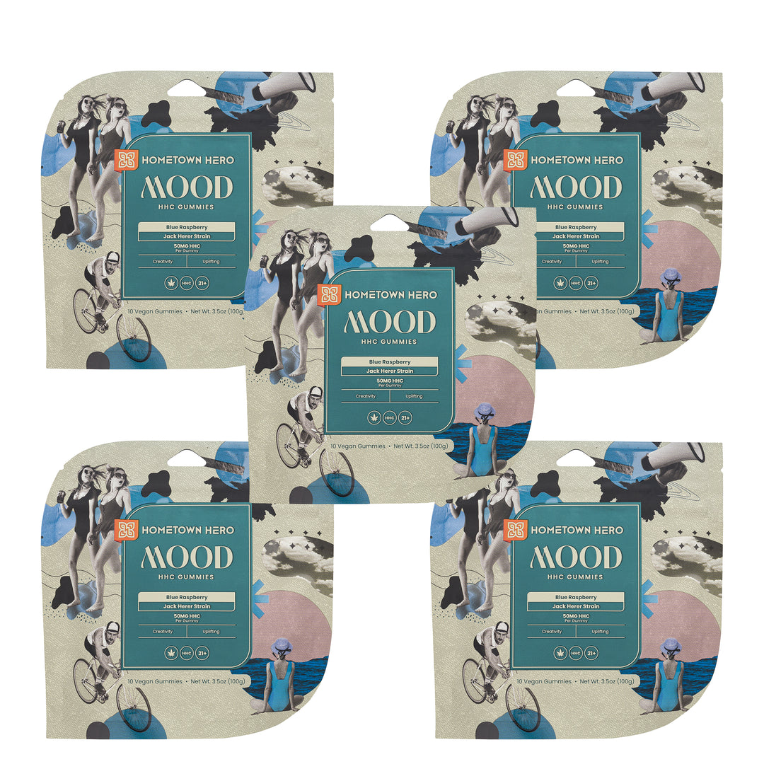 Hometown Hero Mood HHC Gummies - Ethereal Gold Dispensary
