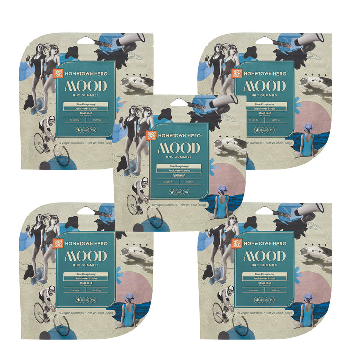 Hometown Hero Mood HHC Gummies - Ethereal Gold Dispensary