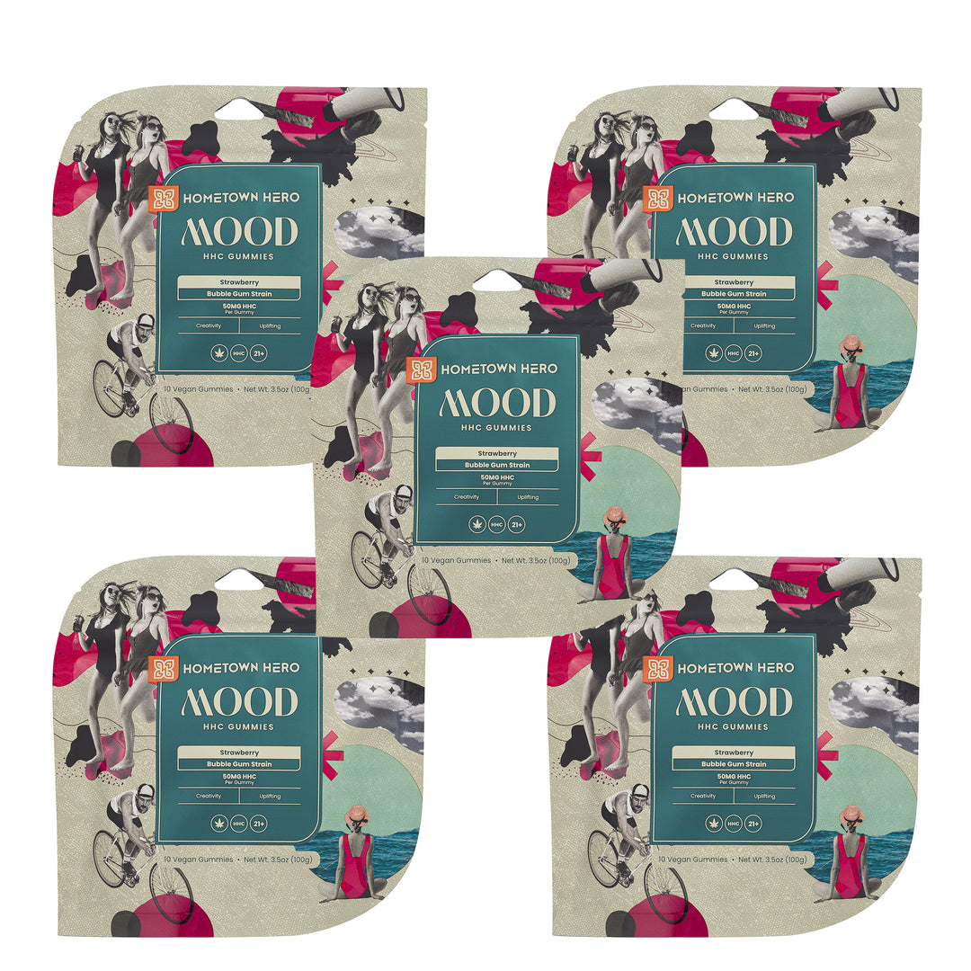 Hometown Hero Mood HHC Gummies - Ethereal Gold Dispensary