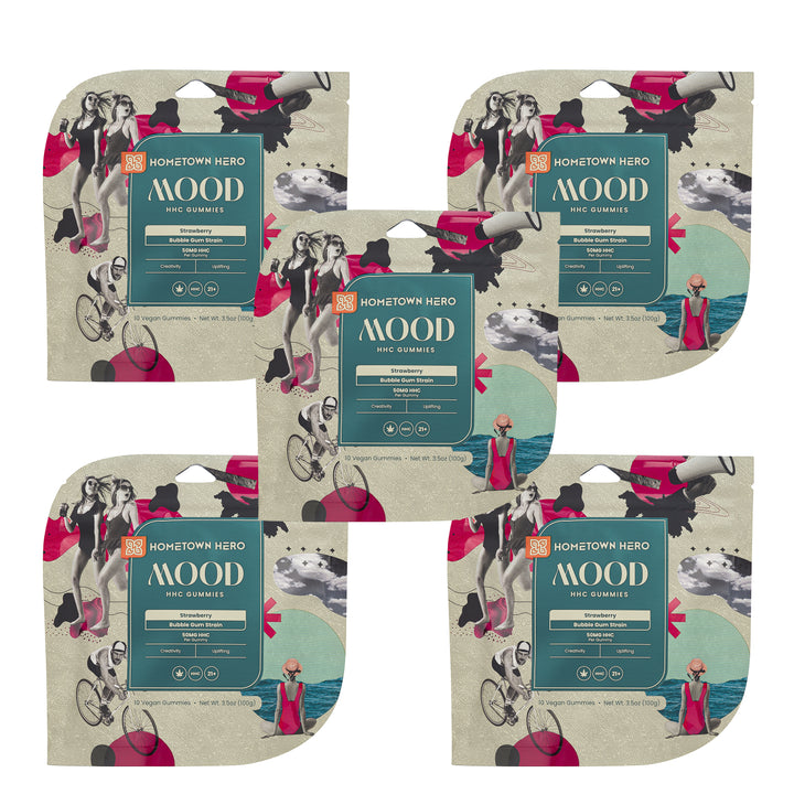 Hometown Hero Mood HHC Gummies - Ethereal Gold Dispensary