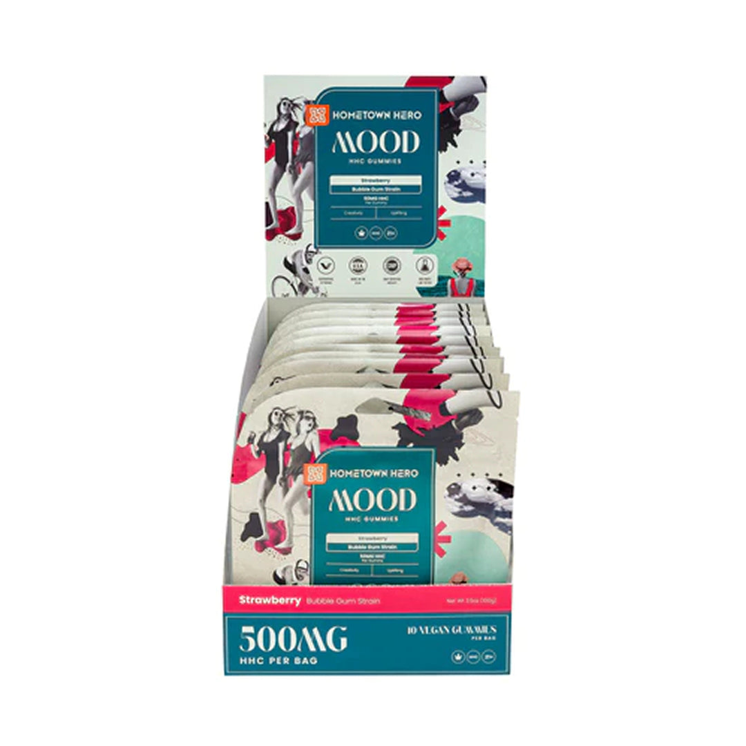 Hometown Hero Mood HHC Gummies - Ethereal Gold Dispensary